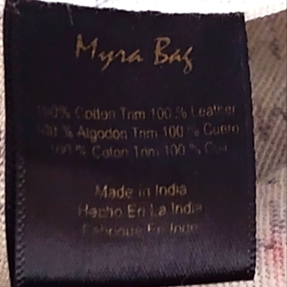 Myra Upcycled Canvas and Leather Tote Bag | Custom Motors - Picture 9 of 12